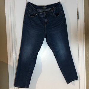 Torrid boyfriend straight dark wash jeans